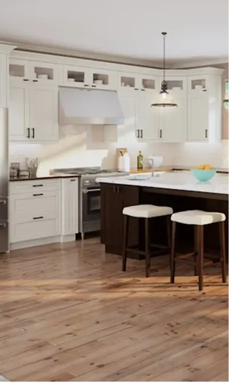 custom cabinetry built by Kitchen Remodeling Services in Lubbock for practical stylish kitchen storage solutions